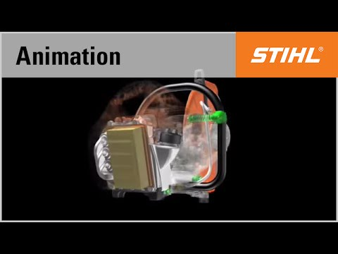 The STIHL anti-vibration system in the STIHL TS 410/420 cut-off machine