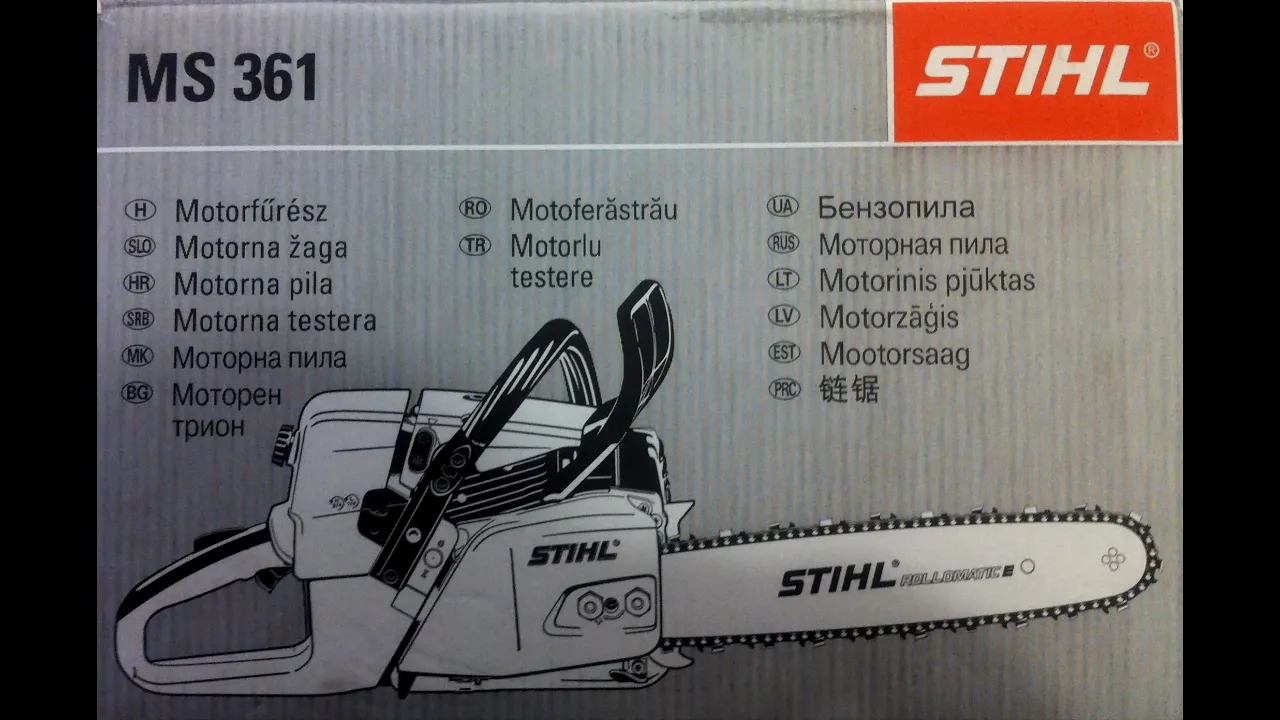 Обзор бензопилы Stihl MS 361